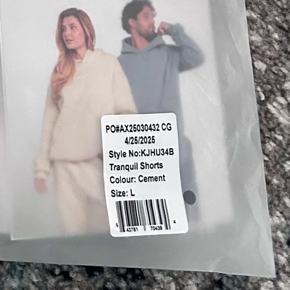 Comfrt Tranquil Collection Women's Cement Lounge Shorts - Picture 5 of 5